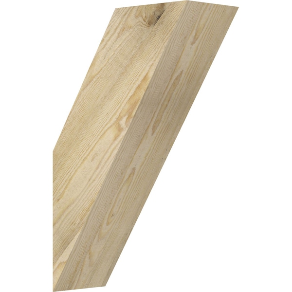 Ekena Millwork 6"W x 14"D x 22"H Traditional Rough Sawn Knee Brace, Douglas Fir BRC06X14X22TRA00RDF - main